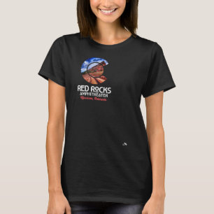 T-shirt Amphithéâtre Red Rocks - Drapeau d'état du Colorad