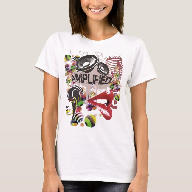 T-shirt amplifié l'art (Devant)