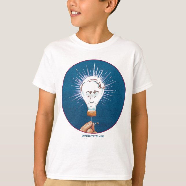 T-shirt Ampoule intemporelle de Thomas (Devant)