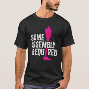 T-shirt Ampu Humour Assemblage bras de jambe Drôle récupér