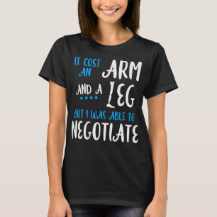 T-shirt Amputé Humour bras jambe Funny Recovery Premium 