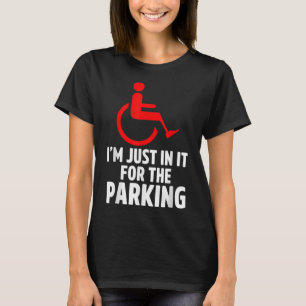 T-shirt Amputé Humour Parking Jambe Bras Drôle Récupératio