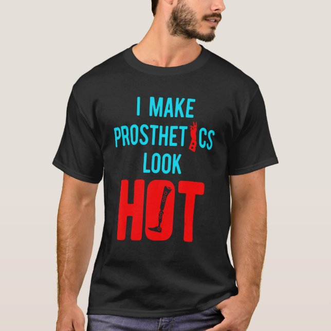 T-shirt Amputee Humor Hot Leg Arm  Recovery 2 (Devant)