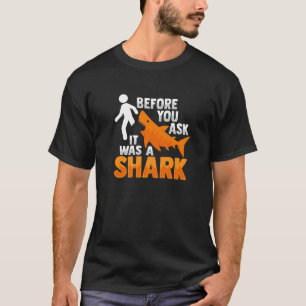 T-shirt Amputee Plaisanter Poignée Prosthétique requin pou