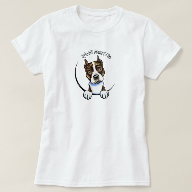 T-shirt AmStaff Brindle IAAM (Design devant)
