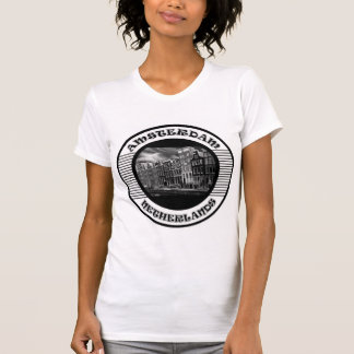 T-SHIRT AMSTERDAM NOIR ET BLANC