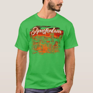 T-shirt Amsterdam Pays-Bas Holland Cityscape