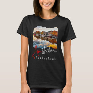 T-shirt Amsterdam Pays-Bas Souvenir