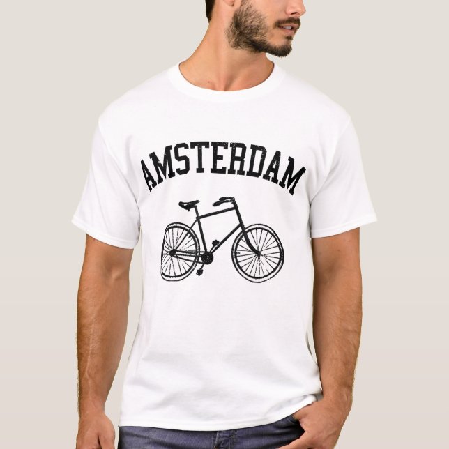 T-shirt Amsterdam - Pays-Bas Vélo Vélo Holland Cadeau (Devant)