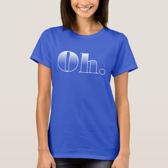 T-shirt amusant. (Devant)