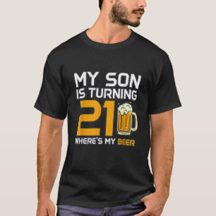 T-shirt Amusant 21e anniversaire pour maman papa de son en