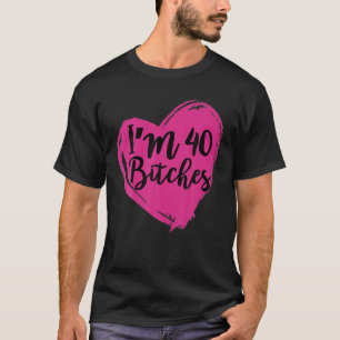 T-shirt Amusant 40E Anniversaire - J'ai 40 ans !