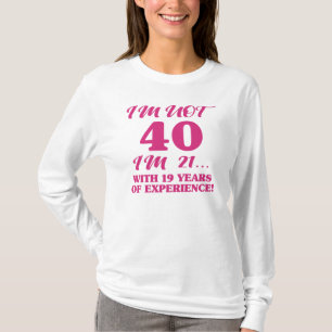 T-shirt Amusant 40ème anniversaire