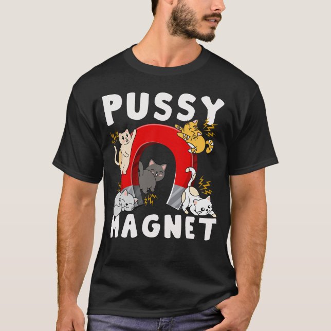 T-shirt Amusant Adulte Humour Chat Hommes Femmes (Devant)