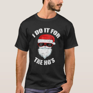 T-shirt Amusant Adulte Naughty Christmas Dirty Pajama Ho P