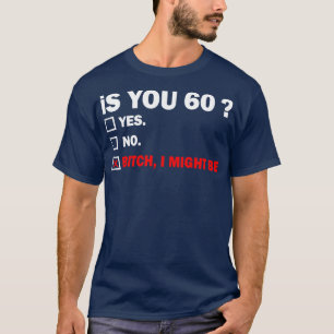 T-shirt Amusant Adulte soixante 60 ans Anniversaire Cadeau