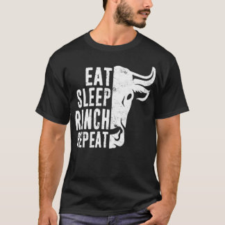T-shirt Amusant Agriculture Producteur Laitier Rancher de