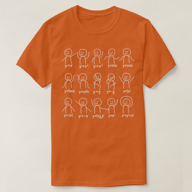 T-shirt Amusant Algebra Dance Graphique Figures Math Equat (Design devant)