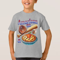 Amusant américain comme Baseball & Pomme Pie