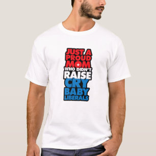 T-shirt Amusant anti-libéral fier du M républicain conse