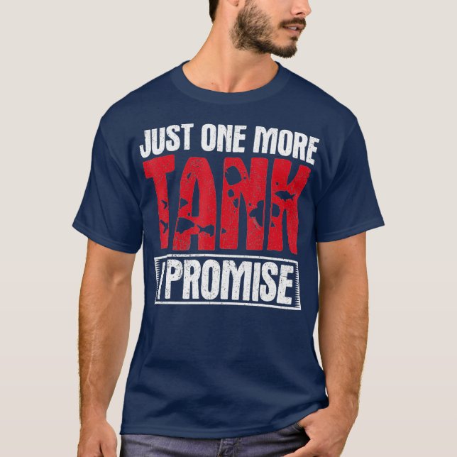 T-shirt Amusant Aquarist Design Juste Un Poisson De Plus (Devant)
