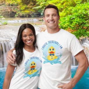 T-shirt amusant au canard en caoutchouc