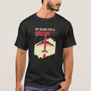 T-shirt Amusant avion Aviateur Aviateur Aviateur Aviateur 