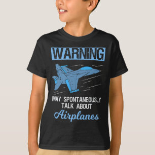 T-shirt Amusant Avion de chasse de l'aviation pilote