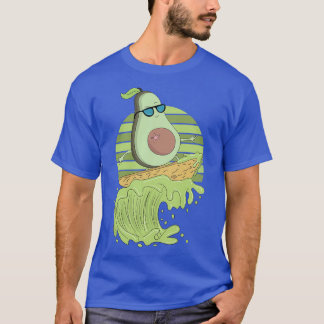T-shirt Amusant Avocado Funny Surfing Avocado Surfing Avoc