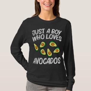T-shirt Amusant Avocado Pour Garçons Enfants Pear Guac Avo