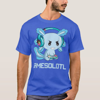 T-shirt Amusant Axolotl Lover Gamesalotl Jeu Axolotl Enfan