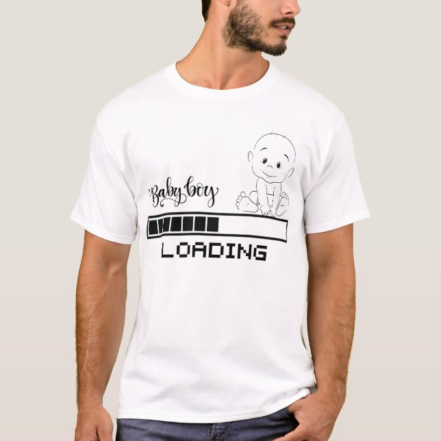 T-shirt amusant bébé Grossesse mère enfant, 1/2 (Devant)