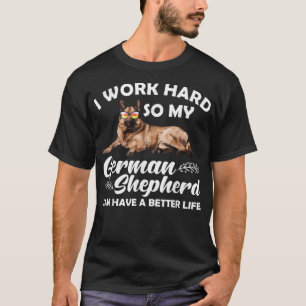 T-shirt Amusant Berger Allemand Design Pour Hommes Femmes 