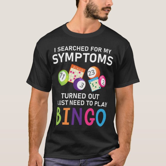 T-shirt Amusant Bingo Bingo Bingo Gamer (Devant)
