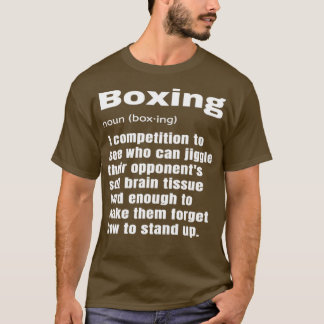 T-shirt Amusant Boxer Définition Entraîneur Entraîneur