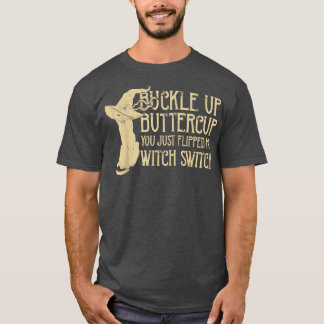 T-shirt Amusant Buckle Up Amoureux des chats Halloween Cos