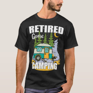 T-shirt Amusant Camping Retraité Profitez de votre retrait