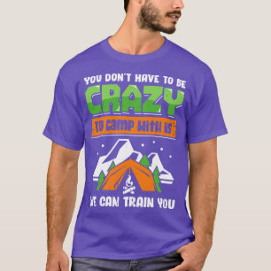 T-shirt Amusant Camping Voyage Vacances Amis Camper Cadeau