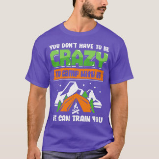 T-shirt Amusant Camping Voyage Vacances Amis Camper Cadeau