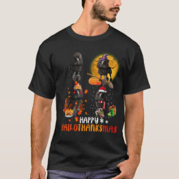 T-shirt Amusant caniche, joyeux cadeau de Noël HalloMerciM