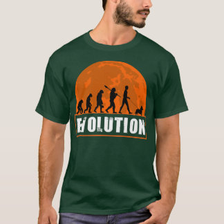 T-shirt Amusant Cardigan Welsh Corgi Chien Évolution De Ma