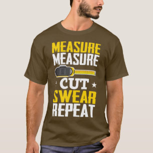 T-shirt Amusant charpentier de bois de travail plaisanteri