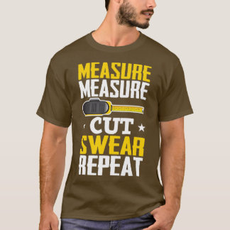 T-shirt Amusant charpentier de bois de travail plaisanteri
