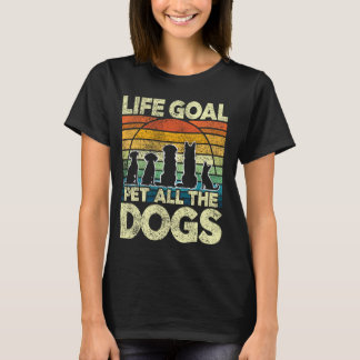 T-shirt Amusant Chien Je Pet Tous Les Chiens