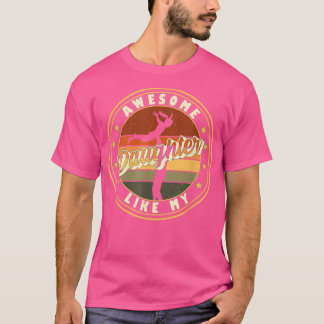 T-shirt Amusant Comme Ma Fille Fête des pères Drôle