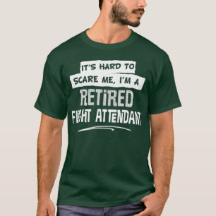 T-shirt Amusant Conception d'agent de bord à la retraite 
