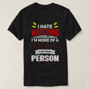 T-shirt Amusant Conception D'Observation De Binge Pour L'O