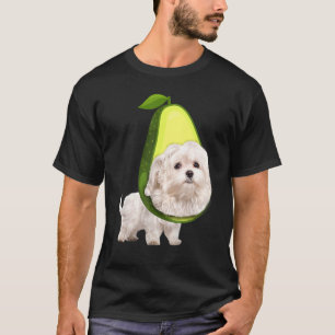 T-shirt Amusant costume d'Halloween maltais Avocado mignon