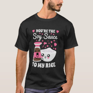 T-shirt Amusant De Riz Extra Avec Sauce De Soja À Mon Riz