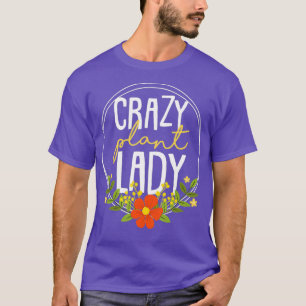 T-shirt Amusant Design Fleur Pour Floristes Plante fou